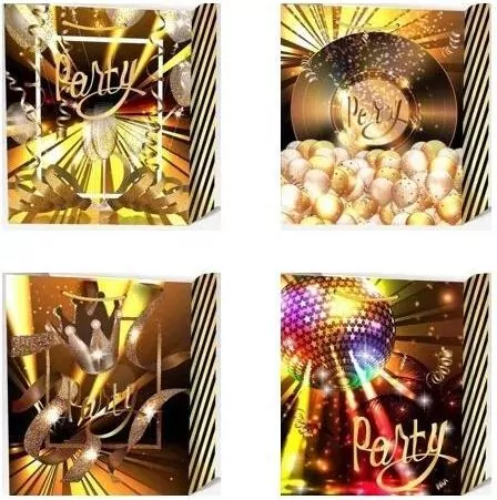 Torebka prezentowa M Party mix - tantis.pl