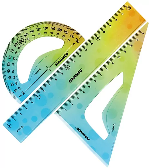 Zestaw geometryczny tęczowy - tantis.pl