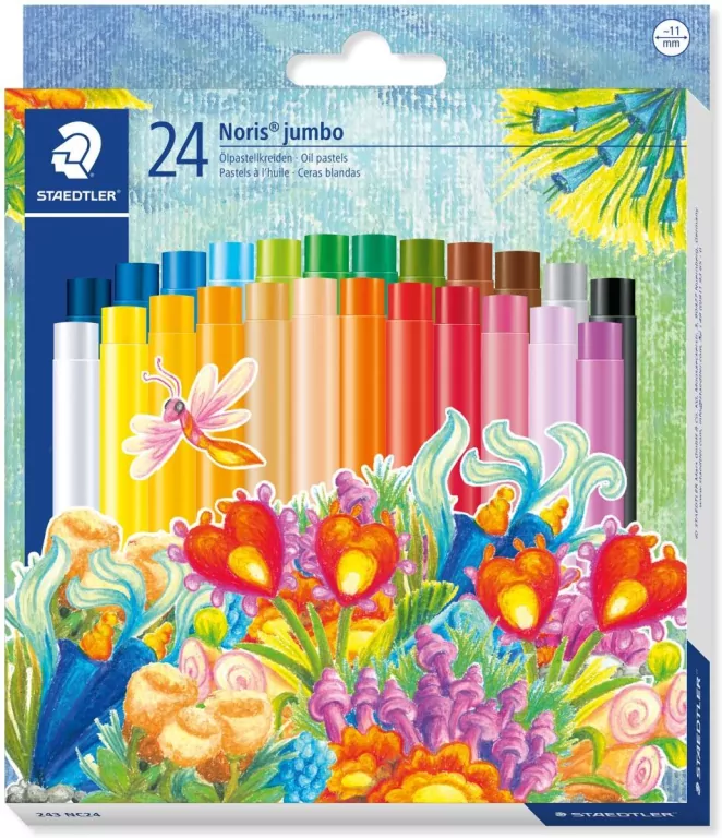 Pastele olejne Jumbo Noris Club 24 kolorów Staedtler - tantis.pl