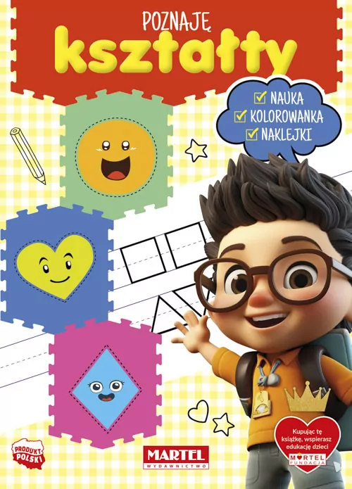Poznaję kształty z naklejkami - tantis.pl