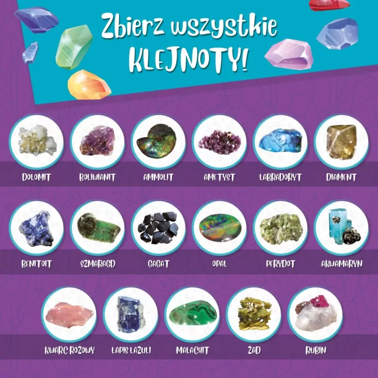 Poznaj minerały z całego świata. Mały Geniusz - tantis.pl
