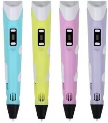 Długopis kreatywny 3D + wkłady + zasilacz, mix