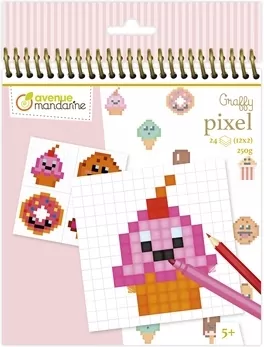 Kolorowanki pixel Słodkości - tantis.pl