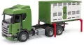 Scania Super 560R. Ciężarówka zielona - tantis.pl