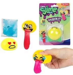 MASA SLIME BUZKA EMOJI Z JEZYK 13X18 MIX - tantis.pl