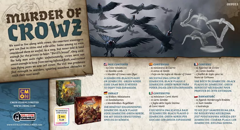 Dodatek do gry Zombicide: Mordercze Kruki - tantis.pl
