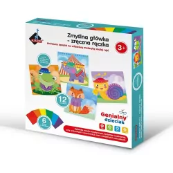 Zwierzątka. Piankowa wyklejanka. Gienialny dzieciak