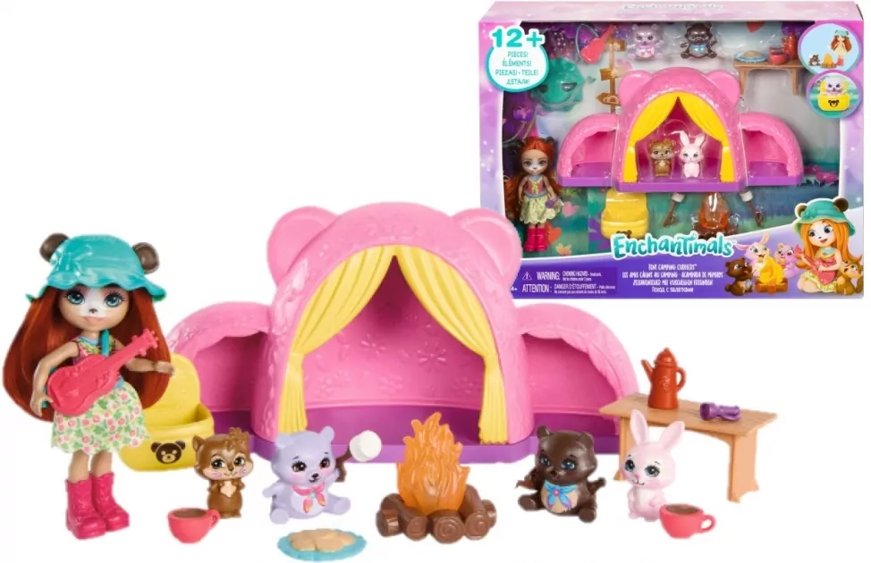 Enchantimals.Wycieczka z lalką miś HTW71 - tantis.pl