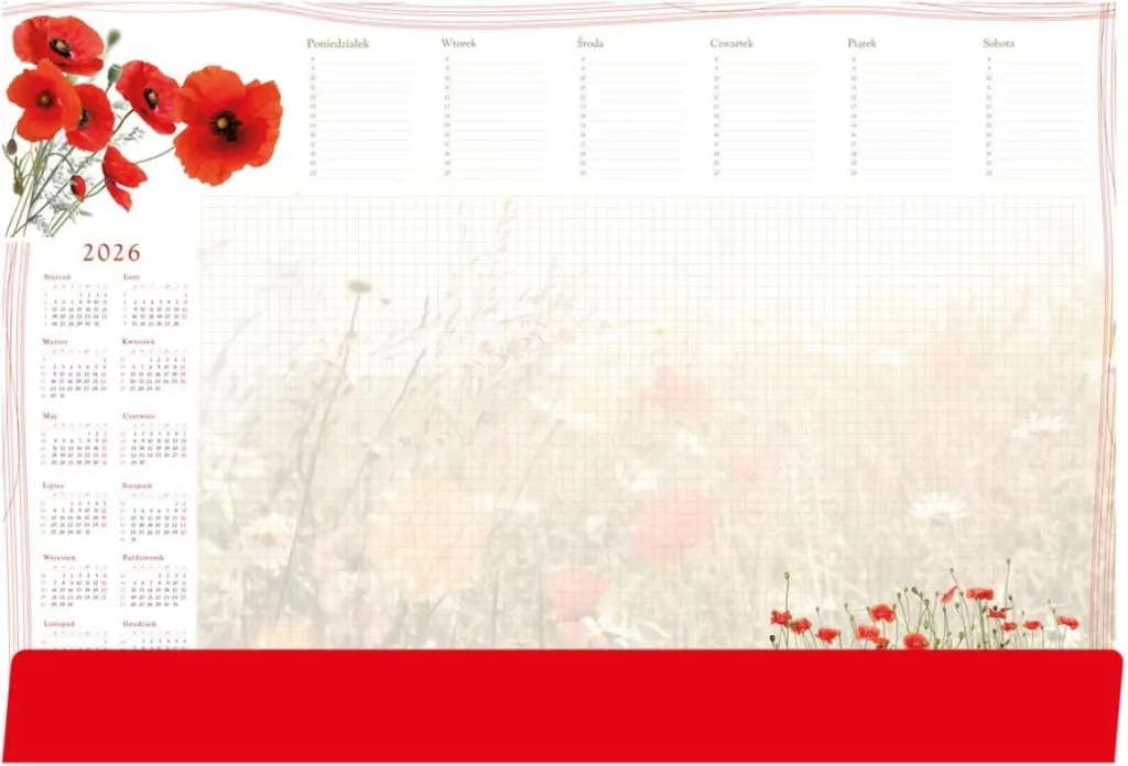 Planer 2026 B3 z listwą Maki - tantis.pl