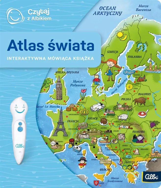 Atlas świata. Czytaj z Albikiem - tantis.pl