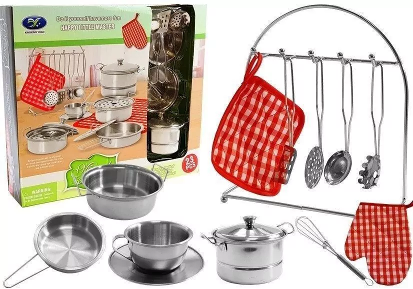 Garnki nierdzewne 23el - tantis.pl