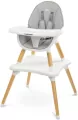 Caretero Krzesełko do karmienia Tuva szare - tantis.pl
