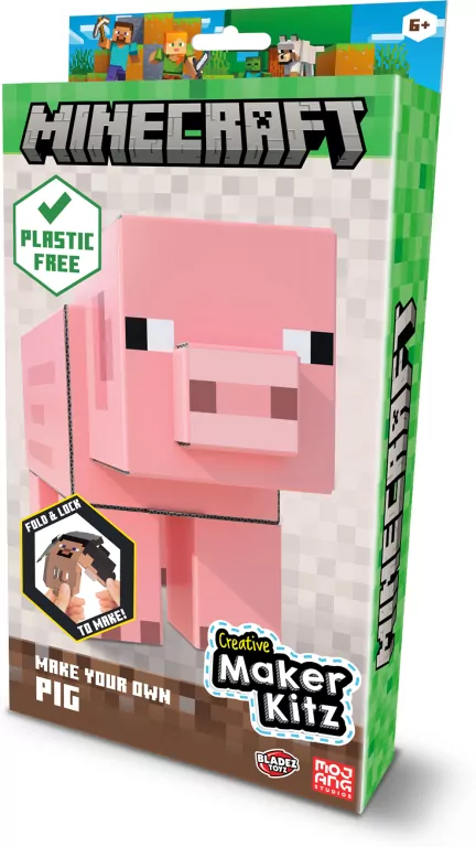 Minecraft zbuduj figurkę Świnki - tantis.pl