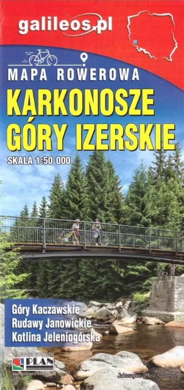 Karkonosze, Góry Izerskie - mapa rowerowa - tantis.pl