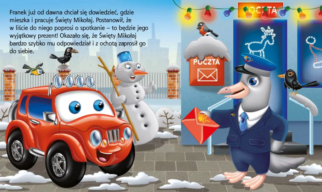 Święty Mikołaj. Samochodzik Franek - tantis.pl