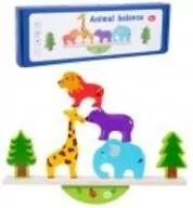 Drewniane zwierzęta balansujące