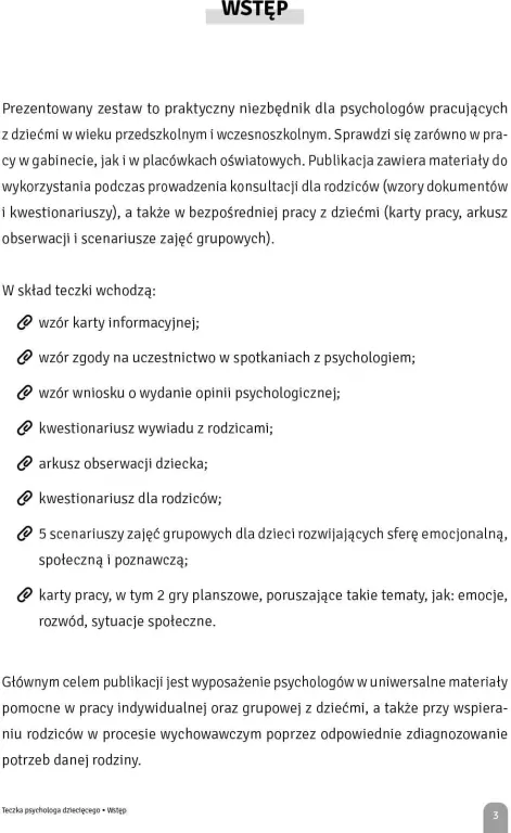 Teczka psychologa dziecięcego - tantis.pl