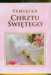 Pamiątka Chrztu Świętego - różowa - tantis.pl