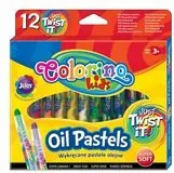 Pastele colorino kids olejne wykręcane 12 kolorów - tantis.pl