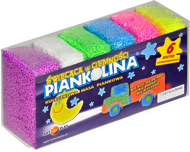Piankolina świecąca w ciemności. 6 kostek - tantis.pl