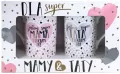 Kubek komplet Q 896 Super mama/tata (serduszka) - tantis.pl