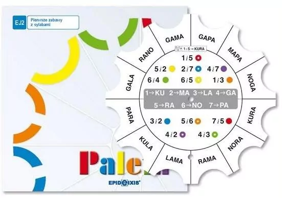 Paleta. Pierwsze zabawy z sylabami 2 - tantis.pl