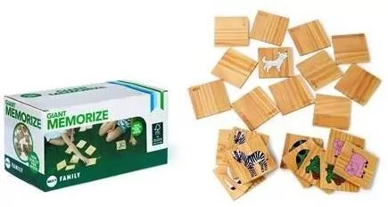Wielkie Memorize FSC klocki obrazkowe - tantis.pl