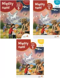 Pakiet: Między nami 5. Język polski. Podręcznik / Zeszyt ćwiczeń. Część 1 - 2