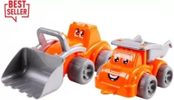 Maszyny budowlane. Koparka i wywrotka