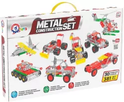 Konstruktor metalowy. 381 elementów