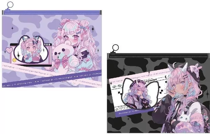 Teczka z suwakiem B5 Manga Pink Fantasy mix M&G - tantis.pl