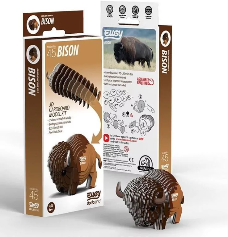 Bizon Eugy. Eko Układanka 3D - tantis.pl