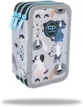 Coolpack. Piórnik 3-komorowy z wyposażeniem. Jumper 3 doggy - tantis.pl