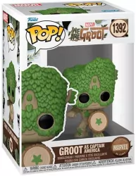 Funko Figurka POP Marvel: Groot jako Kapitan Amer.