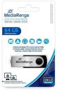 Pamięć 64GB USB 2.0 MediaRange - tantis.pl