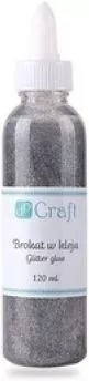 Brokat w kleju silver 120ml - tantis.pl
