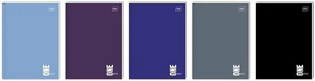 Brulion One Color. A7/80K kratka. 20 sztuk - tantis.pl