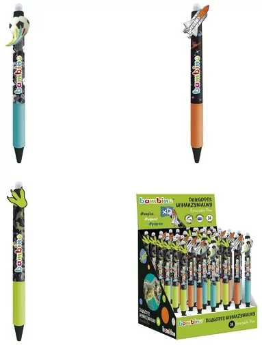 Długopis wymazywalny automatyczny 36 szt - tantis.pl