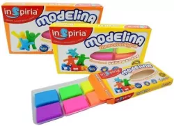 Modelina fluo, 6 kolorów