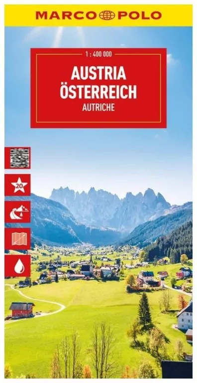 Mapa drogowa Austria 1:400 000 - tantis.pl