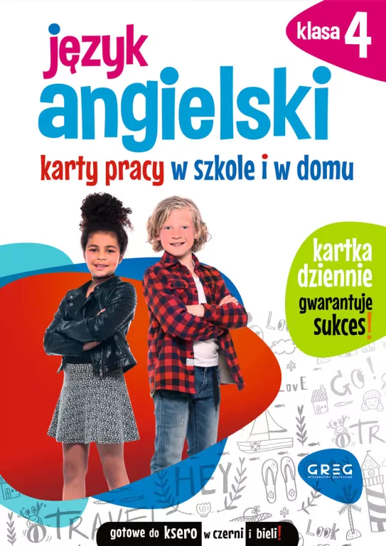 Język angielski. Klasa 4. Karty pracy w szkole i w domu - tantis.pl