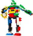 Klocki konstrukcyjne Alleblox RobotUnion 65el czerwony - tantis.pl