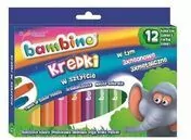 Kredki w sztyfcie bambino 12 kolorów - tantis.pl