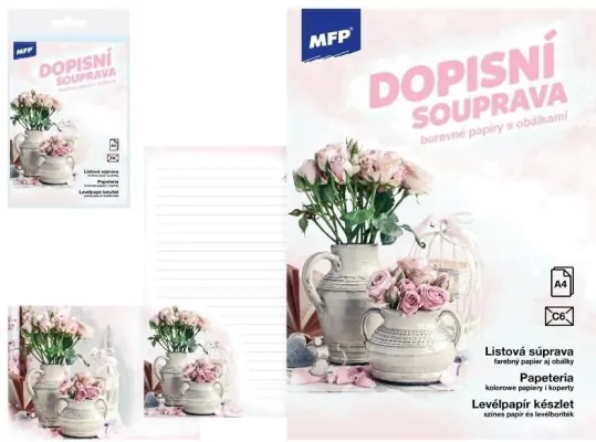 Papeteria lux 5+10 kwiaty