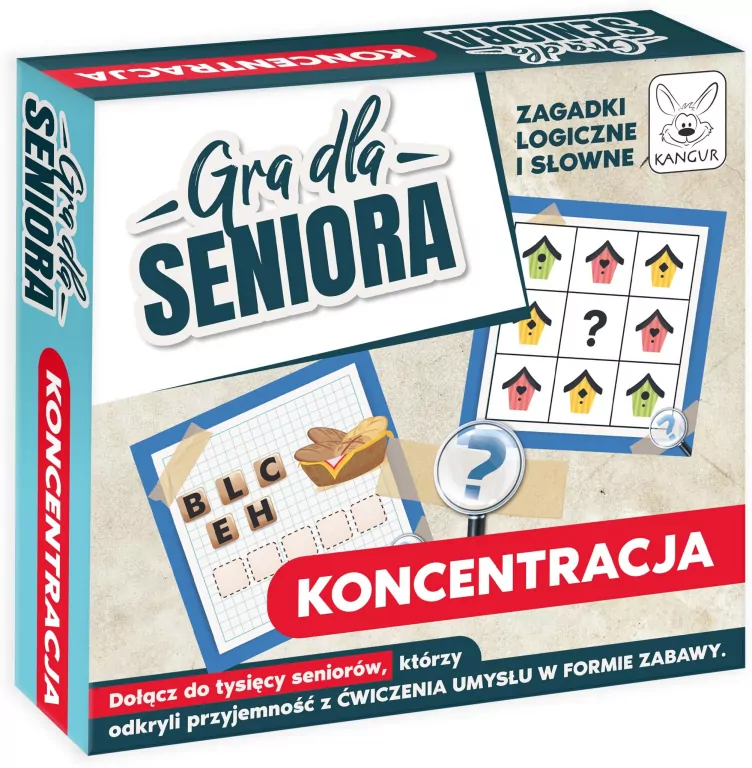 Gra dla Seniora Koncentracja Kangur - tantis.pl