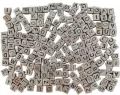 Koraliki ABC - Srebrne literki 6 mm (30g) - tantis.pl