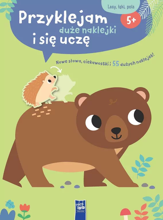 Przyklejam duże naklejki i się uczę Lasy łaki pola - tantis.pl