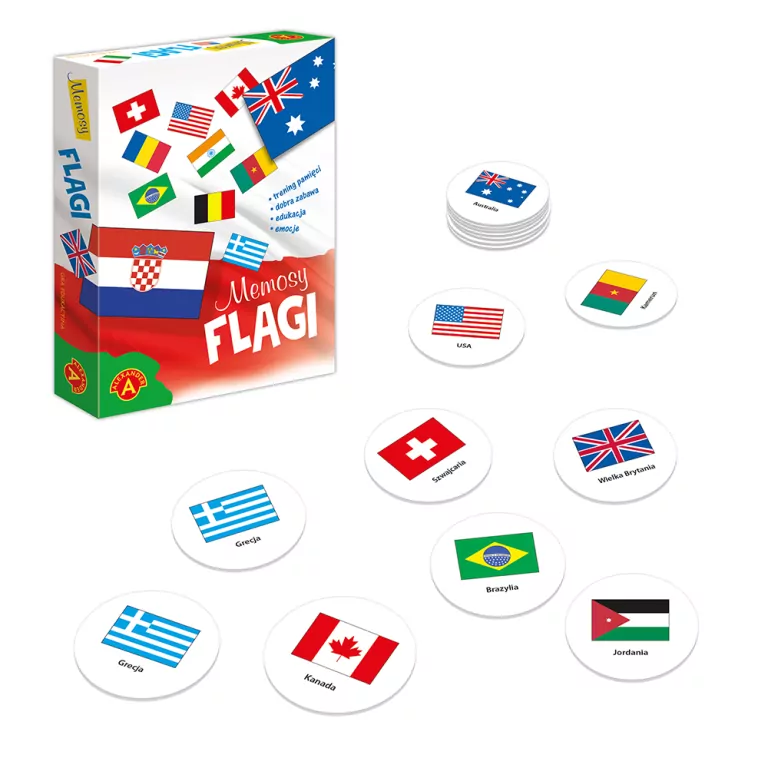 Memosy. Flagi - tantis.pl
