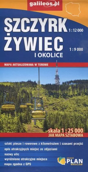 Mapa sztabowa - Szczyrk, Żywiec i okolice 1:25 000 - tantis.pl