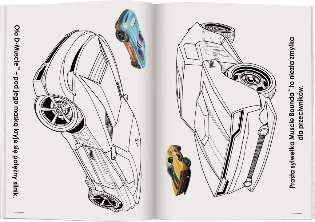 Hot Wheels. Naklejam i Koloruję - tantis.pl